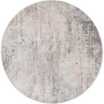 Ljusgråa Runda mattor från Rugvista med diameter 150cm 