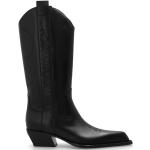 Svarta Cowboy-boots från Off-White med Slip-on med spetsig tå i Läder för Damer 