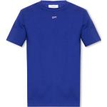 Mörkblåa Kortärmade T-shirts från Off-White på rea i Storlek L i Bomull för Herrar 
