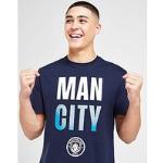Mörkblåa Manchester City Tränings t-shirts i Storlek L för Herrar 