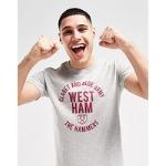 Gråa West Ham United Tränings t-shirts i Storlek M i Material som andas för Herrar 