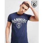 Official Team West Ham United Hammers T-Shirt, Navy