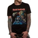 Svarta Iron Maiden Band t-shirts från Loud Distribution i Storlek M för Herrar 