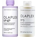 Cruelty free Silvriga Shampoo & Balsam-set utan sulfat från Olaplex på rea för Vitt hår 