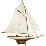 Old Sailor Modellbåt Columbia II segelbåt - Mahogny