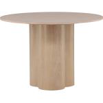 Skandinaviska Vita Runda matbord från Skånska Möbelhuset med diameter 110cm 