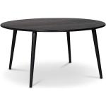 Svarta Runda matbord med diameter 150cm i Ek 