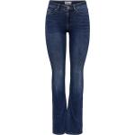 Onlblush Mid Flared Dnm Tai021 Noos Bottoms Jeans Flares Blue ONLY