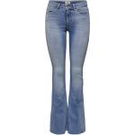 Onlblush Mid Flared Dnm Tai467 Noos Bottoms Jeans Flares Blue ONLY