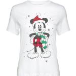 Vita Kortärmade Jul Kortärmade T-shirts från ONLY i Storlek XS 