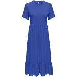 Blåa Peplum-klänningar från ONLY i Storlek S för Damer 