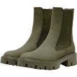 Gröna Chelsea-boots från ONLY på rea i storlek 40 med rundad tå i Polyester för Damer 