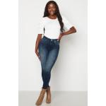 Ekologiska Mörkblåa Skinny jeans från ONLY Blush i Storlek XXS i Denim för Damer 