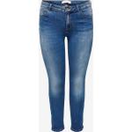 Blåa Slim fit jeans från Only Carmakoma i Storlek XL i Denim för Damer 