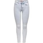 Ljusblåa Skinny jeans från ONLY Blush i Storlek 3 XL i Denim för Damer 