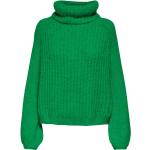 Gröna Stickade tröjor från ONLY i Storlek L för Damer 