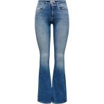 Blåa Slim fit jeans från ONLY Blush med L34 med W30 i Denim för Damer 