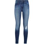 Blåa Slim fit jeans från ONLY Blush på rea med L34 med W26 i Denim för Damer 