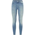 Ljusblåa Slim fit jeans från ONLY Blush med L32 med W26 i Denim för Damer 