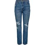 Blåa High waisted jeans från ONLY på rea med L32 med W26 i Denim för Damer 