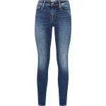 Mörkblåa Slim fit jeans från ONLY på rea med L32 med W27 i Denim för Damer 