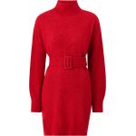 Röda Stickade klänningar från ONLY i Storlek L för Damer 