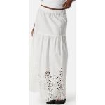 Ankellånga Vita A-linje kjolar från ONLY i Storlek XL i Bomull för Damer 