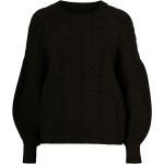Svarta Kabelstickade tröjor från ONLY på rea i Storlek L för Damer 