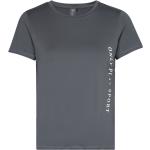 Gråa Kortärmade Tränings t-shirts från ONLY Only Play i Storlek XS 