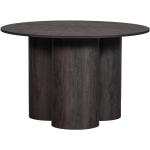 Mörkbruna Runda matbord från Woood för 4 personer med diameter 120cm 