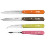 Opinel - Set Of Kitchen Knives Les Essentiels 50's Coloure - Knivset