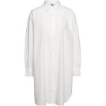 Knälånga Vita Skjortklänningar från Tommy Hilfiger i Storlek S för Damer 