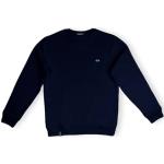 Retro Ekologiska Mörkblåa Sweatshirts i Storlek M för Herrar 