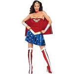 Guldiga Wonder Woman Superhjältar kostymer från Rubie's i Storlek L för Damer 
