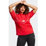 Röda Tränings t-shirts från adidas Originals på rea i Storlek S med Rund ringning i Bomull för Damer 