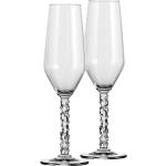 Vita Champagneglas från Orrefors Carat 2 delar i Glas 