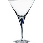Blåa Martiniglas från Orrefors Intermezzo i Glas 