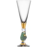 Guldiga Champagneglas från Orrefors i Glas 