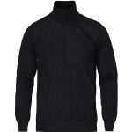 Mörkblåa Ribbstickade tröjor från Oscar Jacobson i Storlek S 