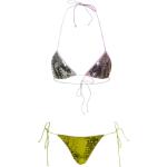 Flerfärgade Bikinis med paljetter i Polyester för Damer 