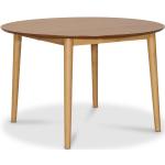 Runda matbord från Skånska Möbelhuset Oskar förlängningsbara med diameter 120cm i Massivt trä 