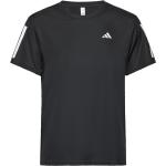 Svarta Kortärmade Kortärmade T-shirts från adidas Own The Run i Storlek XXS 