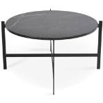 Ox Denmarq - Deck Table Large, Black Steel Frame, Top: Black Marble - Svart - Svart - Soffbord - Metall/sten