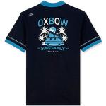 Blåa Kortärmade Kortärmade pikétröjor från Oxbow på rea i Storlek S för Herrar 
