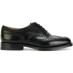 Hålmönstrade Svarta Oxford-skor från Church's på rea med rundad tå i Läder för Herrar 