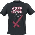 Ozzy Osbourne T-shirt - Crosses Stacked Logo - M - för Herr - svart