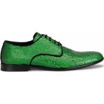 Gröna Snörskor från Dolce & Gabbana på rea i storlek 42,5 i Läder för Herrar 