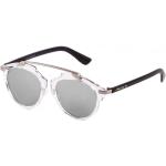 Paloalto Santorini Sunglasses Silver Transp Frame / Silver Flat / CAT3 Man