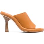 Orange Slip in-sandaler från Paloma Barceló på rea med Slip-on med öppen tå med Klackhöjd 3cm till 5cm i Kalvskinn för Damer 