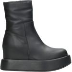 Svarta Ankle-boots från Paloma Barceló med rundad tå i Kalvskinn för Damer 